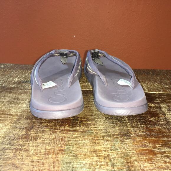 Chaco Chillos Flip Flop Sandal Womens 8 Sadie Sparrow Purple Thong Comfort - Picture 3 of 6